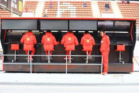 Mattia Binotto - Ferrari - Barcelona - F1-Test - 20. Februar 2019