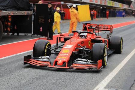 Sebastian Vettel - Ferrari - Barcelona - F1-Test - 20. Februar 2019