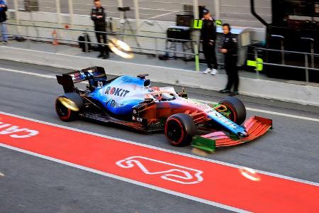 George Russell - Williams - Barcelona - F1-Test - 20. Februar 2019