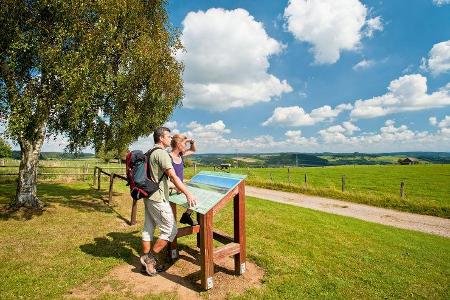 Wanderer in der Eifel