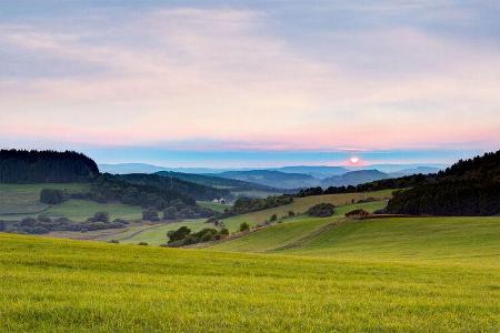 Sonnenuntergang bei Hillesheim