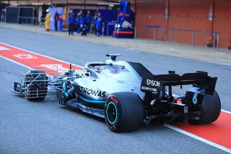 Lewis Hamilton - Mercedes - Barcelona - F1-Test - 26. Februar 2019