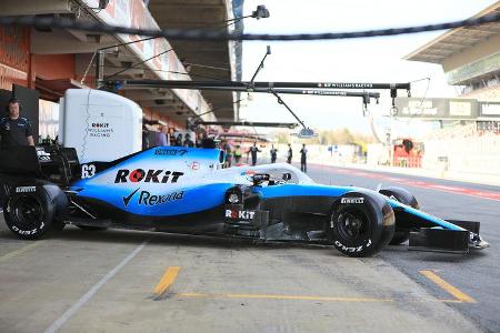 George Russell - Williams - Barcelona - F1-Test - 26. Februar 2019