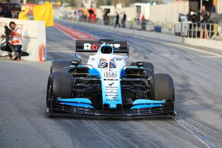 George Russell - Williams - Barcelona - F1-Test - 26. Februar 2019