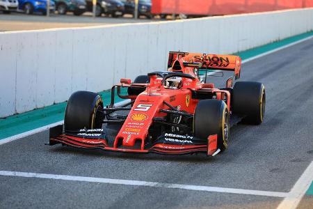 Sebastian Vettel - Ferrari - Barcelona - F1-Test - 26. Februar 2019