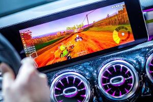 Mercedes auf dem Mobile World Congress