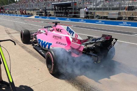 Sergio Perez - Force India - Formel 1 - GP Kanada - Montreal - 9. Juni 2018