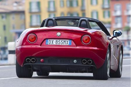 Alfa Romeo 8C Spider, Heck