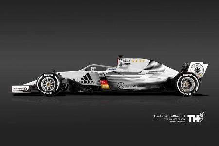 Deutschland - F1-Autos - Fußball-WM 2018 Deutschland - F1-Autos - Fußball-WM 2018