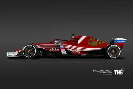 Russland - F1-Autos - Fußball-WM 2018