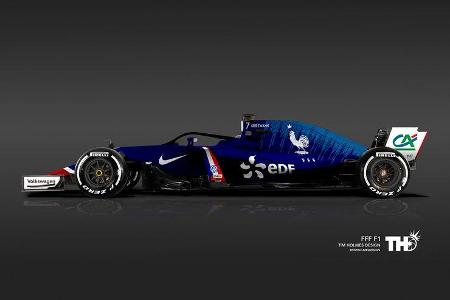Frankreich - F1-Autos - Fußball-WM 2018