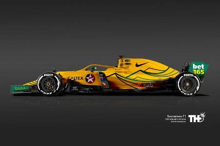 Australien - F1-Autos - Fußball-WM 2018