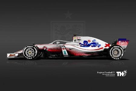 England - F1-Autos - Fußball-WM 2018