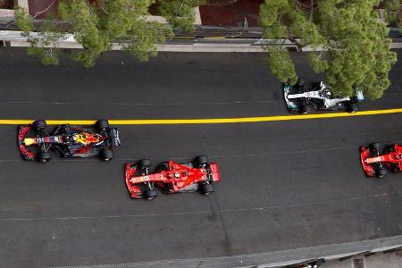 Red Bull - Ferrari - Mercedes - GP Monaco 2018 - Rennen