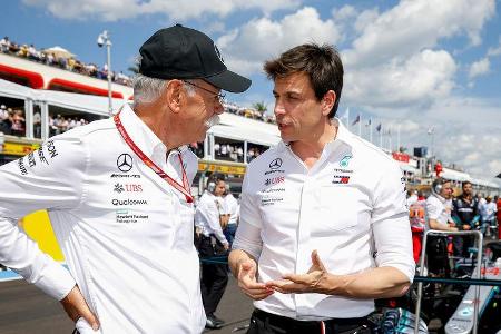 Dieter Zetsche & Toto Wolff - GP Frankreich 2018