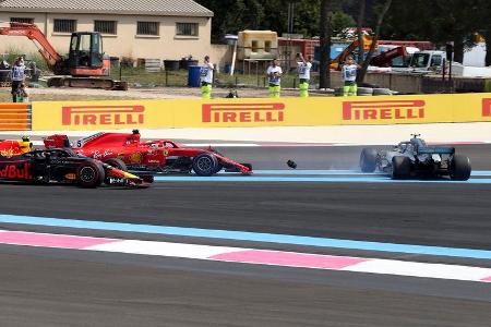 Bottas vs. Vettel - GP Frankreich 2018