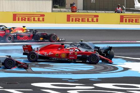 Bottas vs. Vettel - GP Frankreich 2018