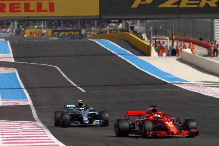 Vettel & Bottas - GP Frankreich 2018