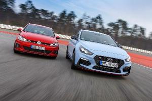 Hyundai i30 N gegen VW Golf GTI im Test