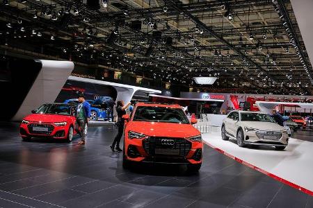 Audi: Messestand Pariser Autosalon 2018