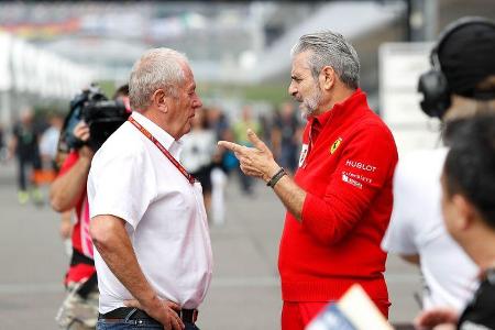 Helmut Marko - Maurizio Arrivabene - GP Japan - Suzuka - Formel 1 - Freitag - 5.10.2018
