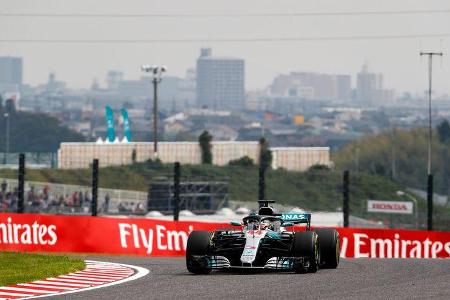 Lewis Hamilton - Mercedes - GP Japan - Suzuka - Formel 1 - Freitag - 5.10.2018