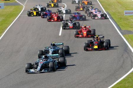 Start - GP Japan 2018 - Suzuka - Rennen Start - GP Japan 2018 - Suzuka - Rennen