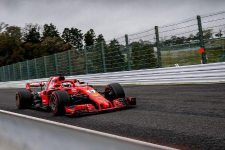 Sebastian Vettel - Ferrari - GP Japan - Suzuka - Formel 1 - Samstag - 6.10.2018