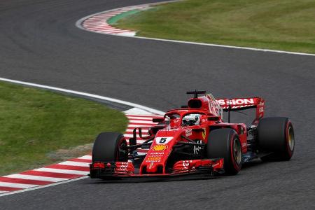 Sebastian Vettel - Ferrari - GP Japan - Suzuka - Formel 1 - Samstag - 6.10.2018