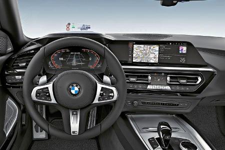 BMW Z4 M40i, Supertest, Interieur