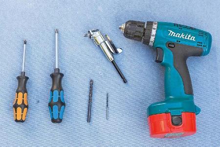 Werkzeuge und Materialien.