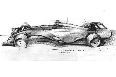 Mercedes W11 - F1 Concept 2020 - Cockpitschutz Kanzel - Formel 1