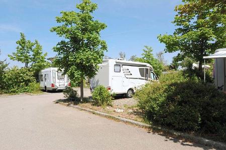 Stellplatz an der Therme