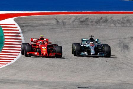 Ferrari vs. Mercedes - GP USA 2018