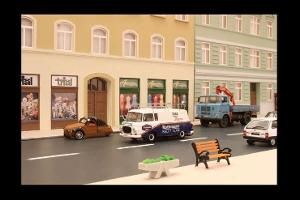 Stop-Motion-Film mit Ost-Autos