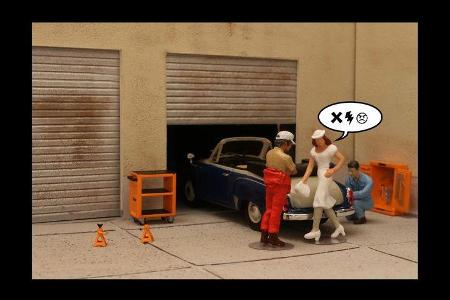 Stop-Motion, Animationsfilm, Ost-Klassiker, Skoda 130 RS, Lada VFTS, Modellautos