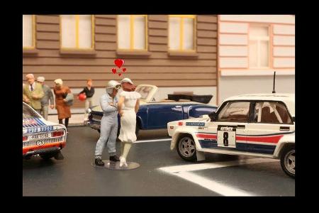 Stop-Motion, Animationsfilm, Ost-Klassiker, Skoda 130 RS, Lada VFTS, Modellautos