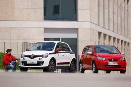 Renault Twingo, Seat Mii, Frontansicht