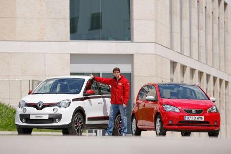 Renault Twingo, Seat Mii, Frontansicht