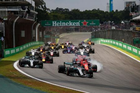 Start - GP Brasilien 2018 - Rennen