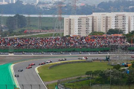 Lewis Hamilton - Mercedes - GP Brasilien 2018 - Rennen