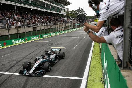 Lewis Hamilton - Mercedes - GP Brasilien 2018 - Rennen