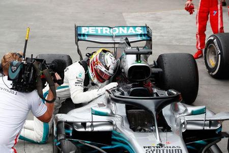 Lewis Hamilton - Mercedes - GP Brasilien 2018 - Rennen