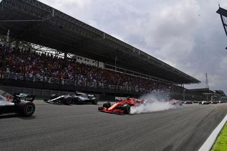 Sebastian Vettel - Ferrari - GP Brasilien 2018 - Rennen