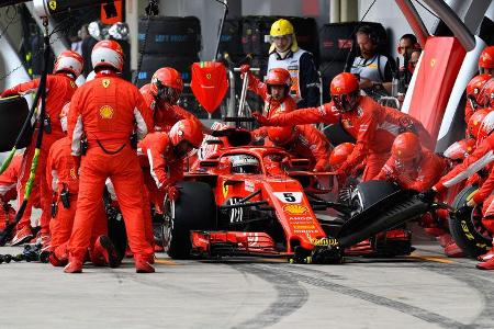 Sebastian Vettel - Ferrari - GP Brasilien 2018 - Rennen