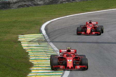 Kimi Räikkönen - Ferrari - GP Brasilien 2018 - Rennen