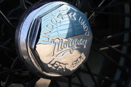 Morgan Threewheeler, Radnabe, Detail