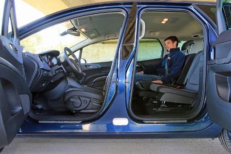 Opel Meriva 1.6 CDTI, Fondsitze, Beinfreiheit, Seitentüren
