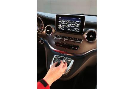 Mercedes V 250 Bluetec, Mittelkonsole