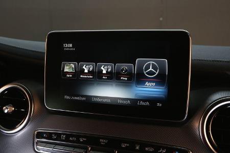 Mercedes V 250 Bluetec, Bildschirm, Infotainment